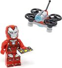 Lego Marvel Super Heroes  Avengers  Iron Rescue Minifigure Red Armor With Drone
