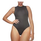 Skims Swim Sleeveless One Piece Gunmetal Womens Xxs