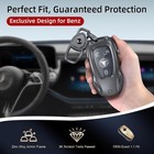 Classic Black Remote Key Case Shell For Mercedes-benz Cls Cla Clk Amg Glc Gle Gl
