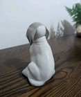 Vintage Porcelain Boxer Puppy Dog Figurine