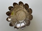 Vintage Reed   Barton Silver Plate Water Lily Lotus Footed Candy Bowl Dish