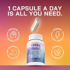 Yerba Mate Capsules 75mg Natural Caffeine Coffee Alternative Clean Energy No Fil
