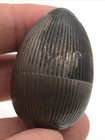 Vintage Antique Egg Ribbed Pomander Sterling Silver Perfume Container