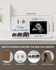 Baby Sonogram Picture Frame - Ultrasound Photo Frame With Countdown Weeks  Gi   