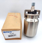 Binks 80-500 Stainless Steel Cup Assembly 1-quart Paint Spray Cup  new 