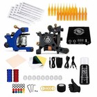 Dragonhawk Traditional Pro Complete Tattoo Kit - Two Machines Gun Easy Use Color