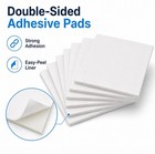 50pc Double Sided Foam Tape Pads White Adhesive Wall Mount Sticky Squares
