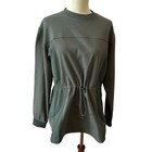 Athleta Triumph Hybrid Crewneck Sweatshirt Nwot Xs Oversized Gorpcore Athleisure