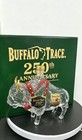 Buffalo Trace 250th Anniversary Collectible Whiskey Decanter Wine Glasses Bottle