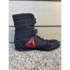 Reebok Boxing Boot Delta Buck Men s 7 5 Black Red High Top Training Mayweather