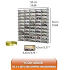 1 64 Scale Diecast Car Display Case W  Acrylic Doors Wall Mount Holds 200 Cars