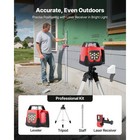 Rotary Laser Level 1650ft 360deg Self-leveling Red Laser With Tripod   Receiver