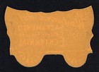1939 Sacramento Golden Empire Centennial Westward Ho  Die-cut Poster Stamp Label