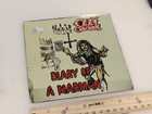Vtg Ozzy Osbourne Diary Of A Madman Mirror Glass Carnival Prize 80s 90s Rare