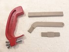 Vintage Wyoming Red Handle 18  Hunting   Camping Saw W  2 Blades   Camo Case