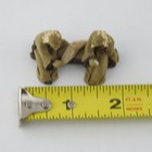 Chinese Figurine Handmade Mudman Bonsai Ceramic 2 Figures 2  Asian Decor