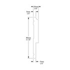 Orac Decor P9900 Polyurethane Panel chair Rail Moulding - Size Options