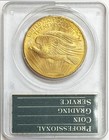 1908 No Motto Gold Us  20 Dollar Saint Gaudens Coin Pcgs Mint State 64 Gen 1 
