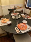 Disney Pottery Barn Mickey Mouse Plate Cup Bowl Utensil Napkin Thanksgiving  