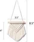 Mini Macrame Set Of 3     Boho Tree Ornaments   Wall Decor