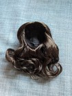 Truly Me 121 C Wig Dark Brown Curly Hair American Girl Doll Custom Replacement