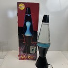 Lava Lite Lamp Original 8417 Midnight Series Turquoise Black Clear With Box