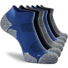  Unisex Cushioned Compression Athletic Small 6-pairs  black2 charcoal2 royal2 