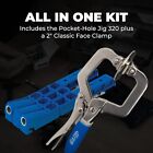 Durable Kreg Pocket-hole Jig 320 With Classic 2  Face Clamp  With Wood Clamps