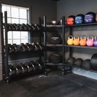 Titan Fitness 2-tier Elite Series Mass Storage System  42  Adjust   Corner
