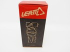 New  Leatt Z-frame Knee Brace Pair  l r  Size Medium Black   Red W  Sleeves