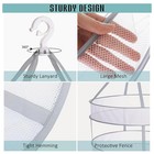 Foldable Sweater Drying Rack -  Hanging Mesh 2tier 3tier Windproof Flat7690