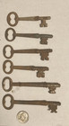 Lot Of 6 Old Antique Vintage  Skeleton Keys