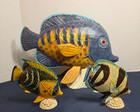 Decorative Wooden Fish Set Of 3