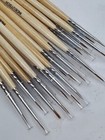 100pc Indeutsch 7551r-2 0 Extra Fine Artist Paint Brush Natural Point Detail Hr