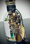Wealth   Abundance Witches  Spell Bottle  handmade  Witchcraft  Wicca  Hoodoo 
