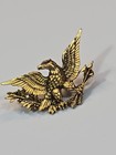 Eagle With Arrows   Olive Branch Patriotic Lapel Pin
