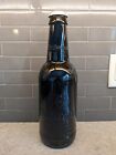 Vintage Large Budweiser Glass Beer Bottle  14 1 2   