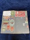 Massive 1900s   1930s World Travel Scrapbook Album     180  Postcards   Photos 