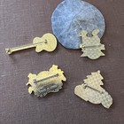 Vintage Hard Rock Cafe Asian 4 Pin Set  Beijing Shanghai Kowloon Hong Kong