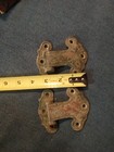 Vintage Ice Box Refrigerator Door Hinges - Offset Antique