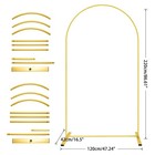 Quick Assembly 7 2ft Arch Backdrop Stand For Parties Birthday Gradutation Us