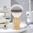 Shaving Brush Set For Men 3 In1 Shaving Kit Includes Nylon Badger Hair Shavin   