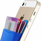 Universal Adhesive Pocket Stick On Wallet Card Holder Pouch Case For Cell Phone
