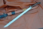 Grosser Messer Sword  Handmade Spring Steel Full Tang Tempered Sharpen Sword 34 
