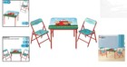 Charming Peanuts 3-piece Activity Set With Table   Folding Chairs For Kids