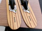 Vintage Northland Trixter Short Wooden Water Skis 40 