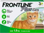 Frontline Plus Flea And Tick Treatment For Cats And Kittens - 3 Doses