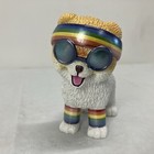 Hamilton Collection Pomeranian Rainbow Running W  Glasses Boo World   s Cutest Dog