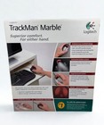 Logitech Trackman Marble Trackball Mouse 910-000806 Wired Usb New Sealed Rare