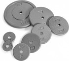 Standard 1-inch Cast Iron Weight Plates - Singles   Sets   1 25-50 Lbs   Multipl
